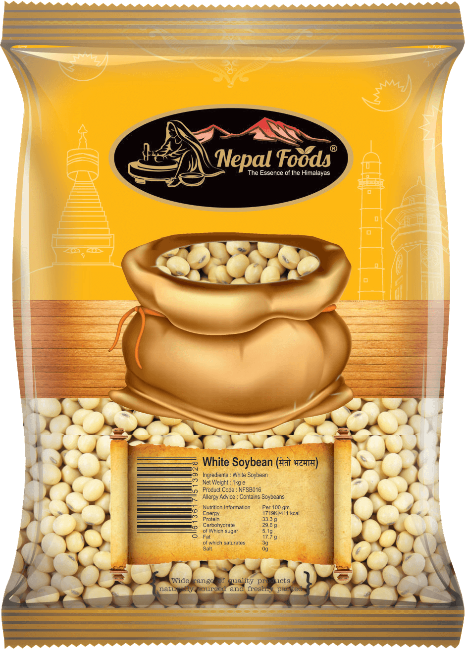 SOYBEAN WHITE 2lb image 0