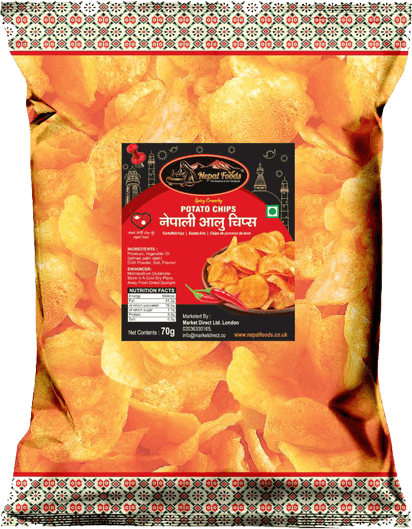 Nepali Potato Chips (Mild) 80g  image 0