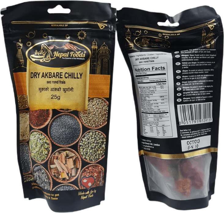 Dried Hot Akabare Chilly 25g image 0