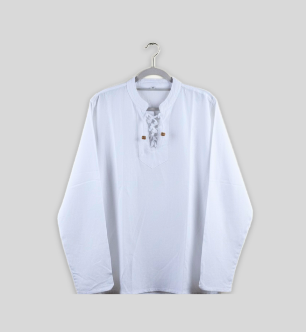 White Tuna Kurtha- Made in Nepal