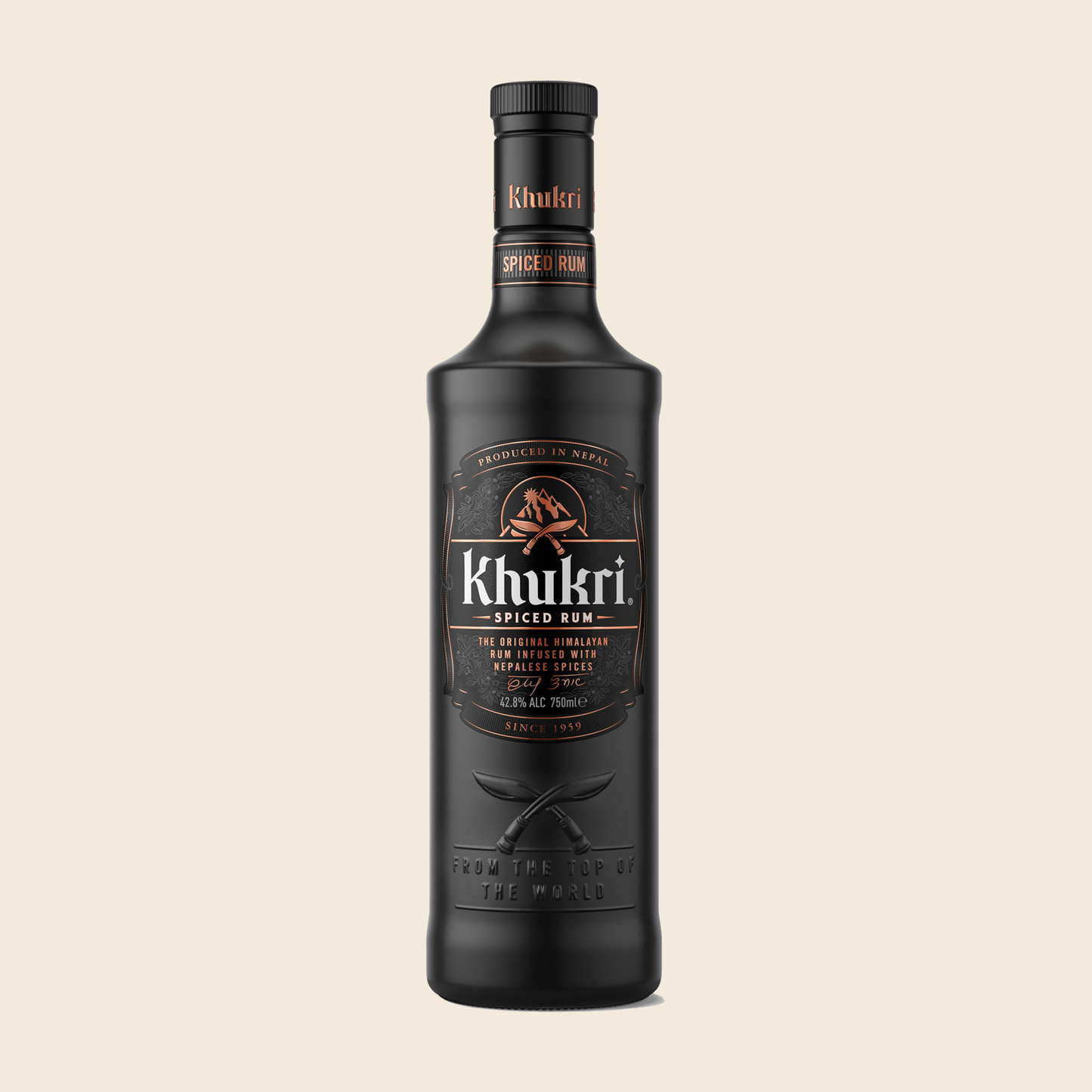 KHUKRI SPICED RUM 750ML