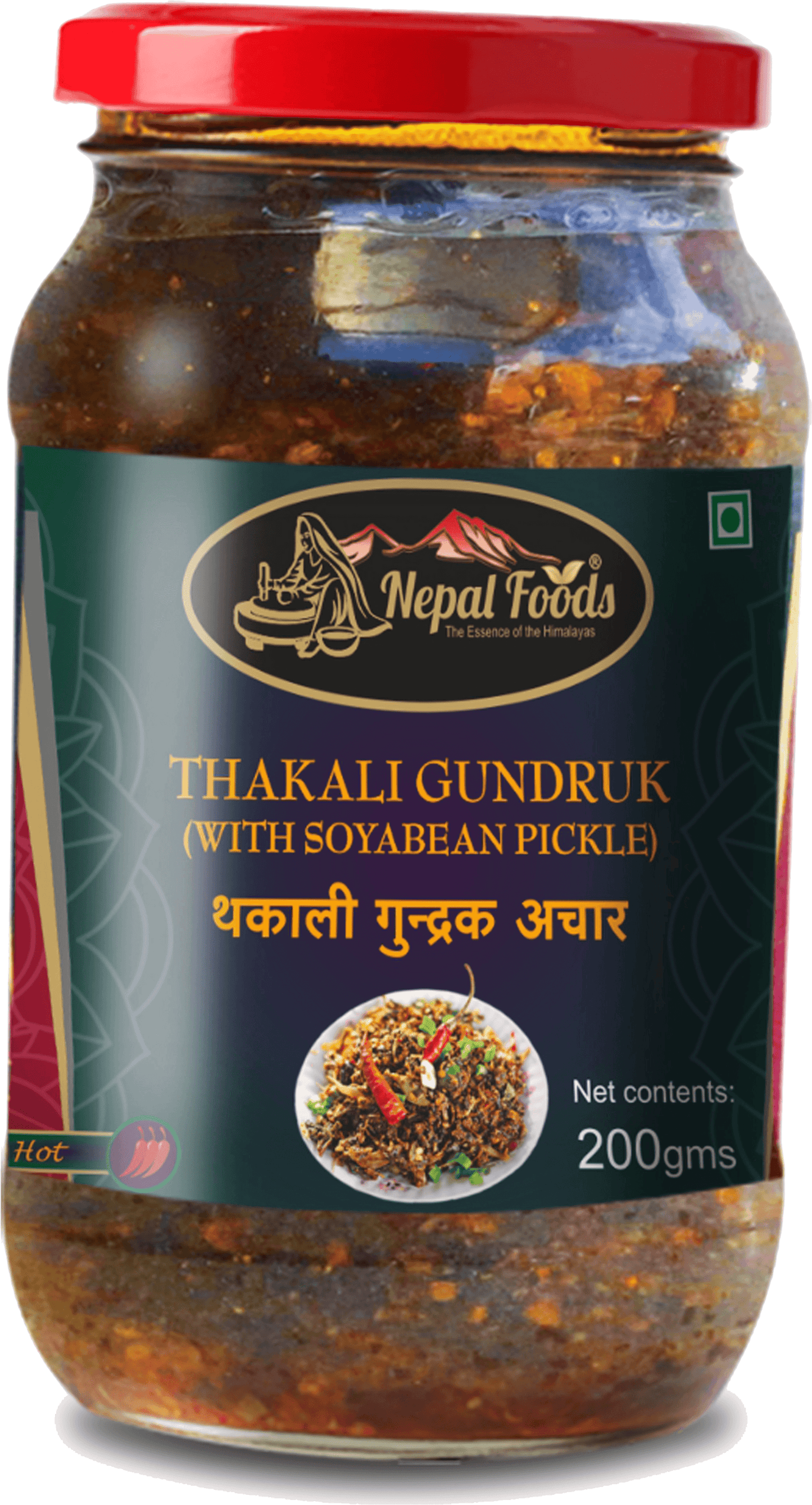THAKALI GUNDRUK PICKLE 200g image 0