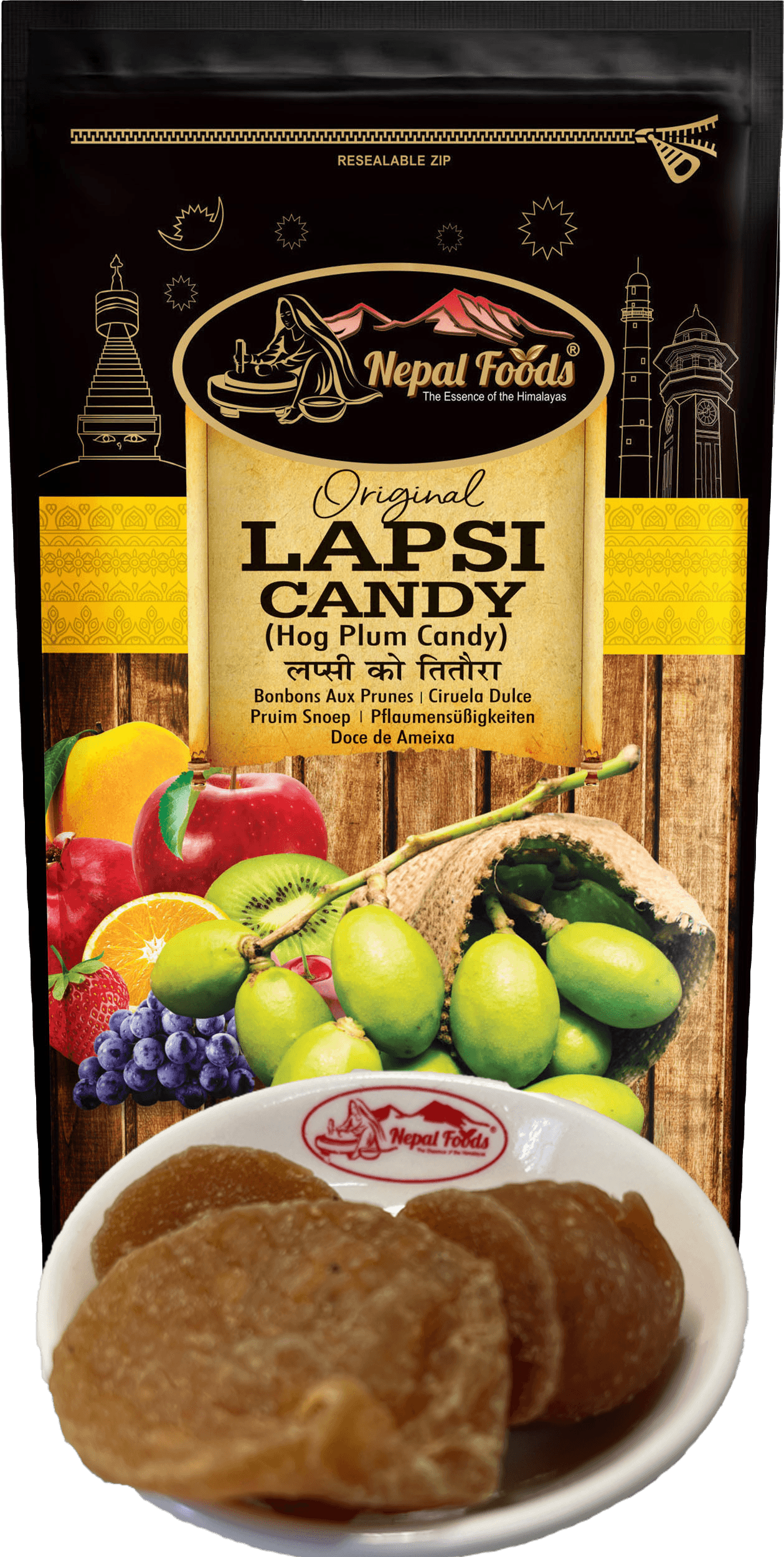 SWEET ORANGE LAPSI CANDY 80g image 0