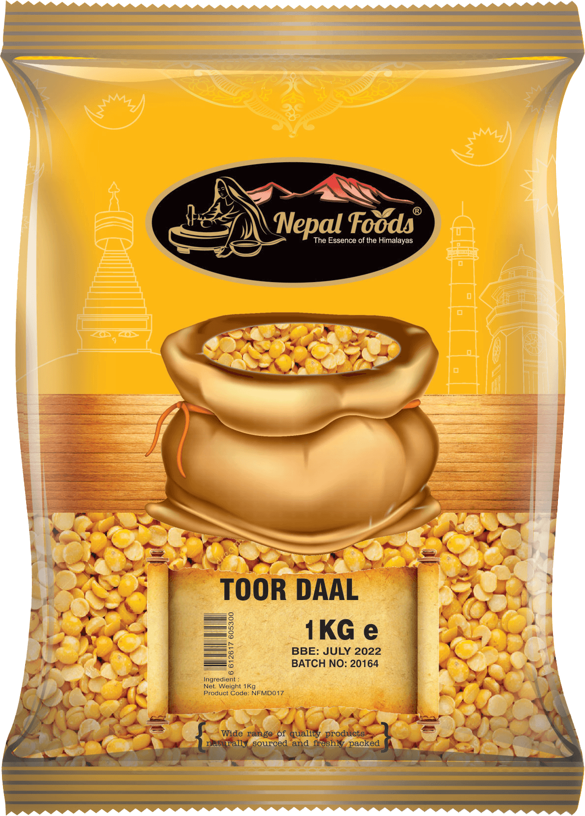TOOR DAL 1kg image 0